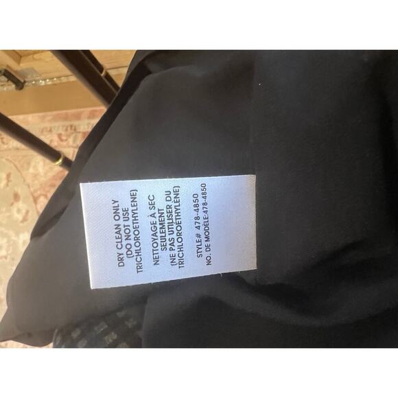 Nanette Lepore Dress Size 12 Black/blue Sleeveless Lined Back Zipper Knee Length - Picture 7 of 7